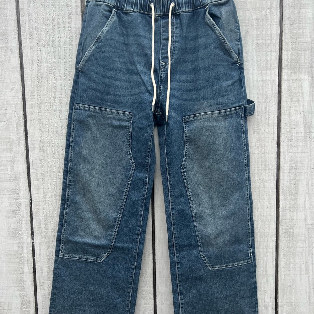 True Religion carpenter Vinny ultra baggy pull on  men’s pants Drawstring’s 34
